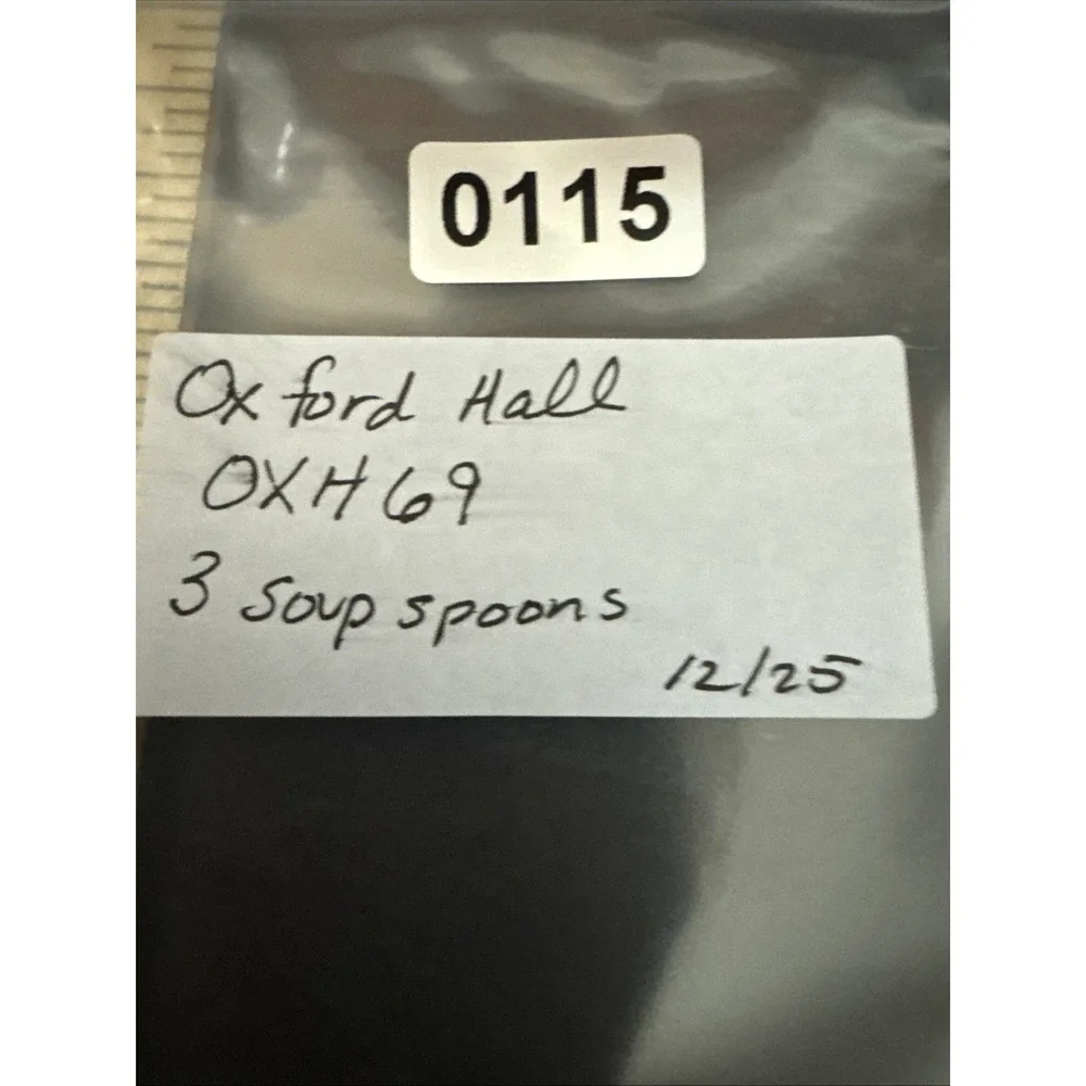 Oxford Hall OXH69 Stainless Japan Soup Spoons Set Of 3